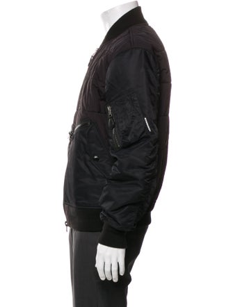 Burberry Nova Check Pattern Bomber Jacket