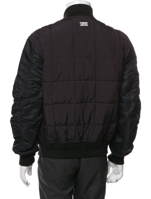 Burberry Nova Check Pattern Bomber Jacket