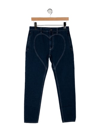 Burberry Low-Rise Skinny Leg Jeans