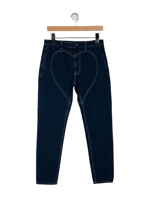 Burberry Low-Rise Skinny Leg Jeans
