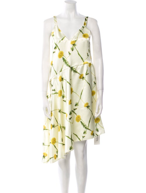 Burberry Floral Print Knee-Length Dress