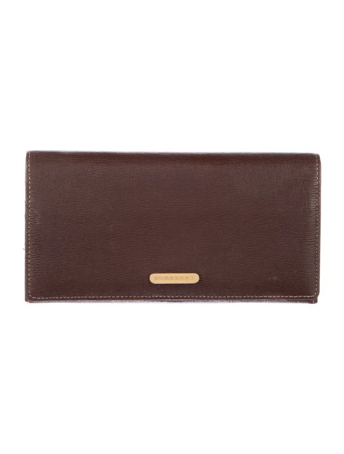 Burberry Leather Continental Wallet