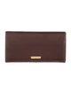 Burberry Leather Continental Wallet