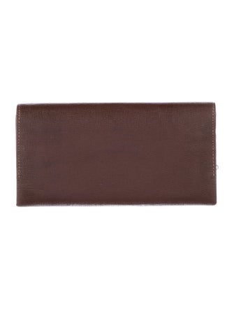 Burberry Leather Continental Wallet