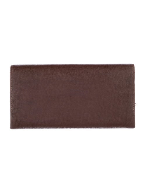 Burberry Leather Continental Wallet