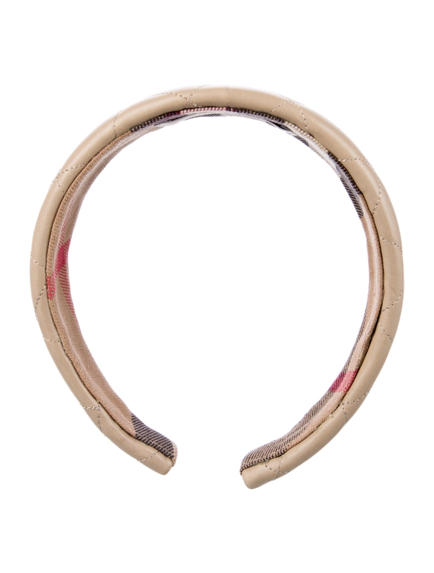 Burberry Quilted Leather Headband