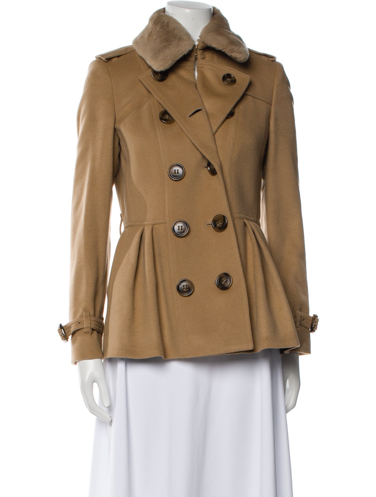 Burberry London Wool Fur Jacket