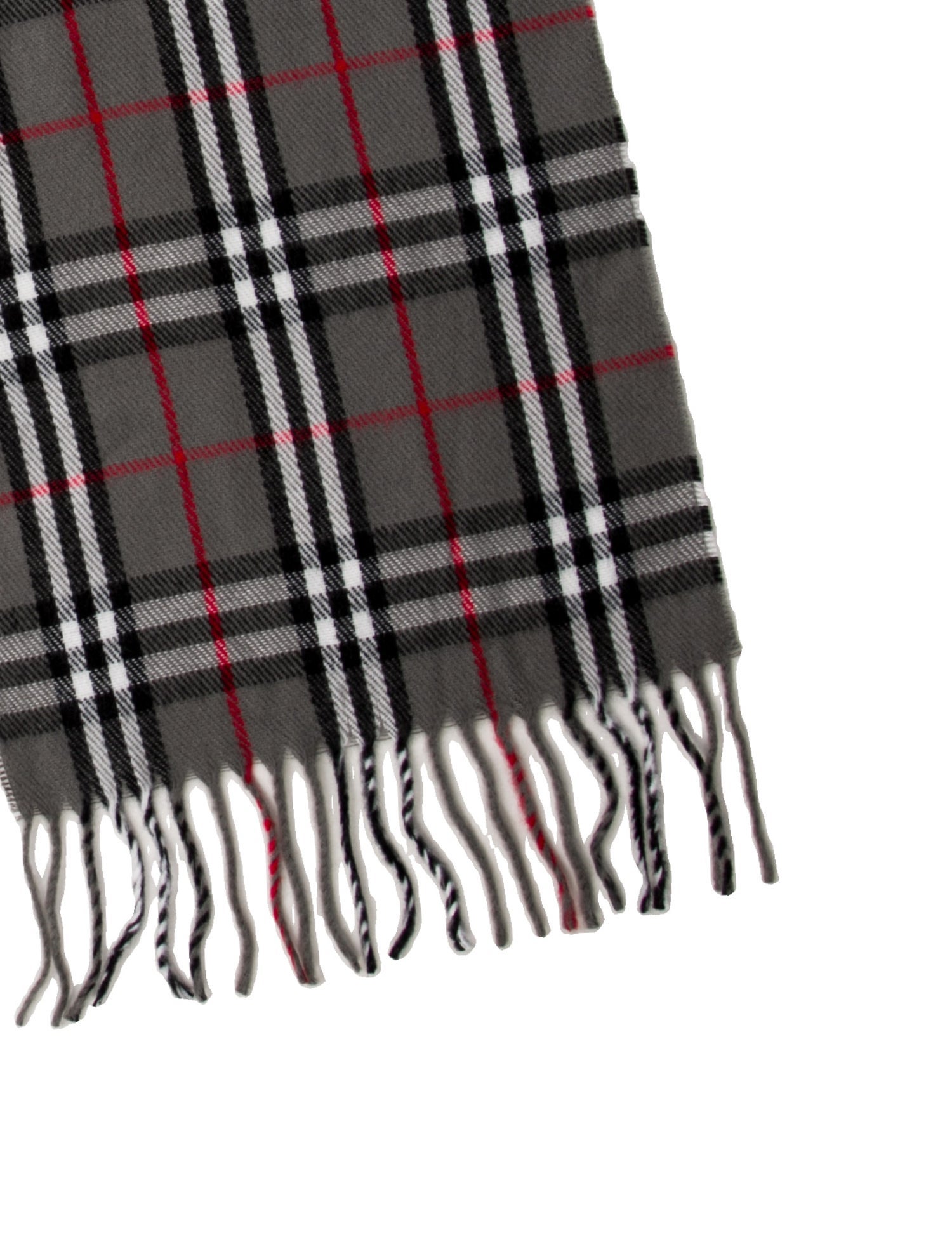 Burberry Cashmere House Check Pattern Scarf