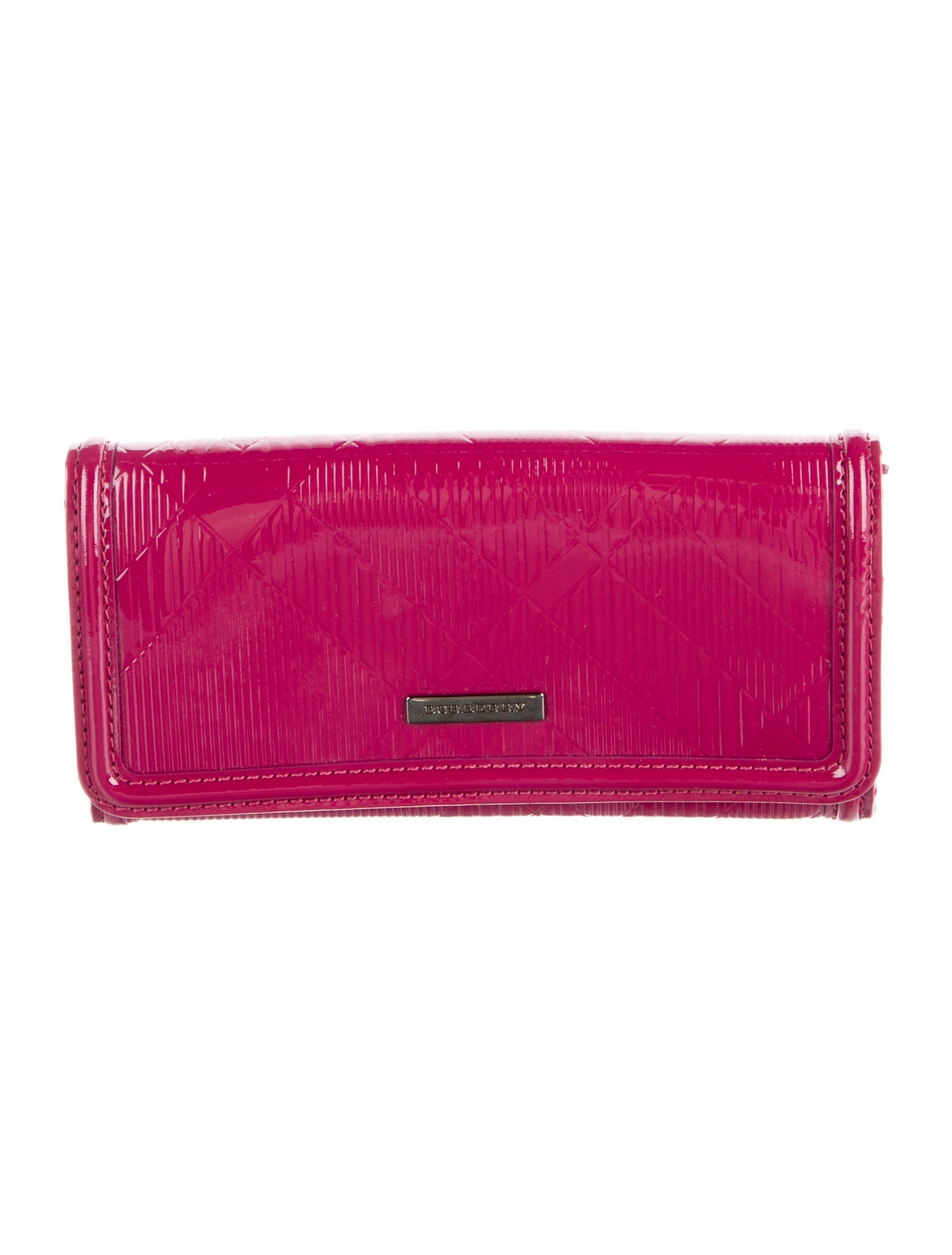 Burberry Patent Leather Continental Wallet