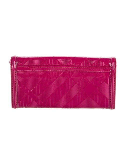 Burberry Patent Leather Continental Wallet