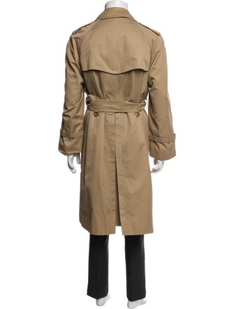 Burberry Nova Check Pattern Trench Coat