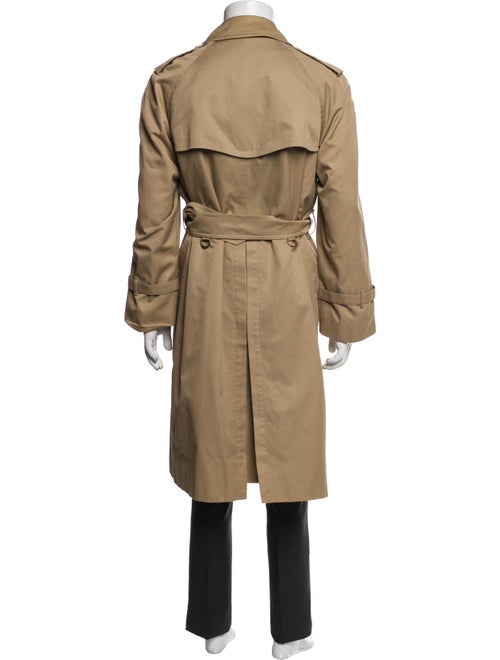 Burberry Nova Check Pattern Trench Coat