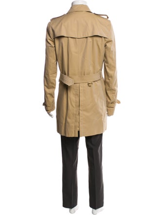 Burberry Nova Check Pattern Trench Coat