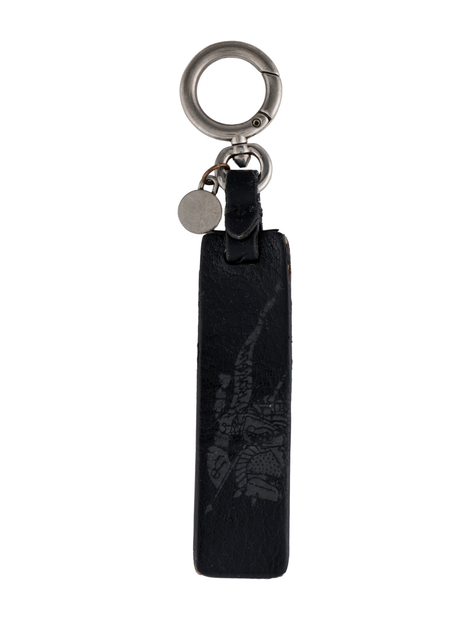 Burberry Logo Leather Keychain