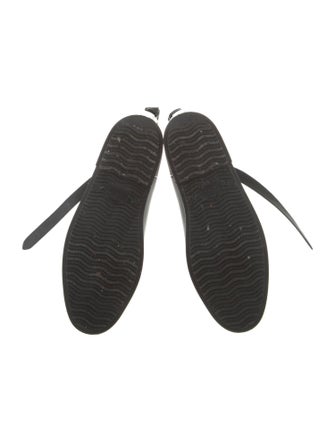 Burberry Nova Check Pattern Leather Rain Boots