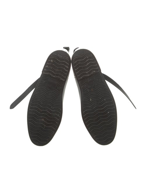 Burberry Nova Check Pattern Leather Rain Boots