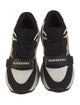 Burberry Nova Check Pattern Leather Sneakers