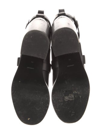 Burberry Leather Printed Boots