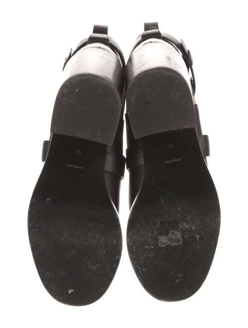 Burberry Leather Printed Boots