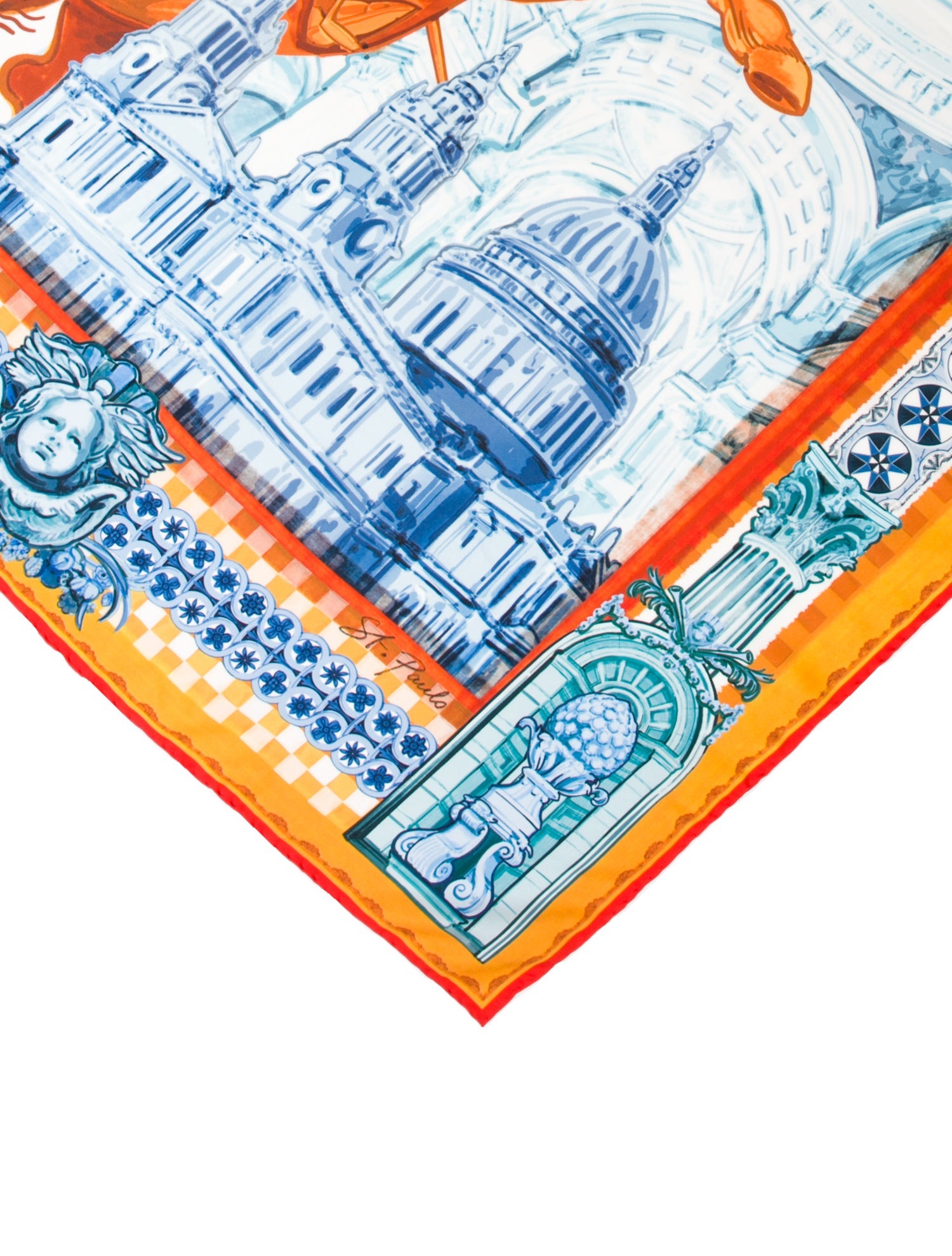 Burberry Silk House Check Pattern Scarf