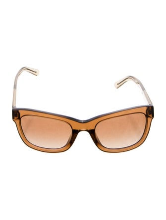 Burberry Nova Check Pattern Wayfarer Sunglasses