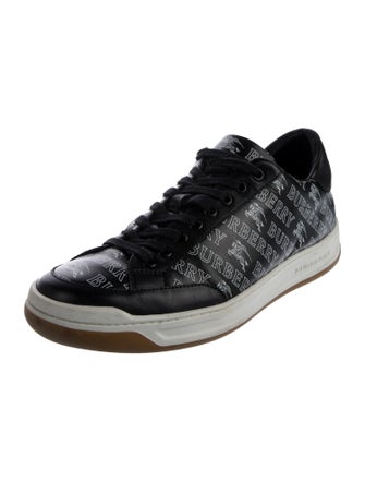Burberry Leather Printed Sneakers