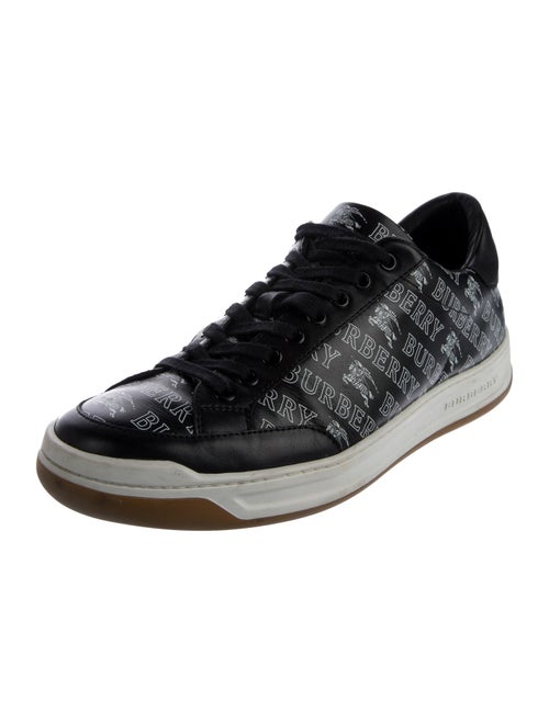 Burberry Leather Printed Sneakers