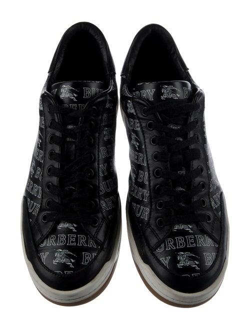 Burberry Leather Printed Sneakers