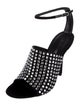 Burberry Suede Crystal Embellishments Sandals