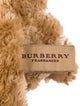 Burberry infant girls', brown teddy bear