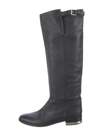 Burberry Leather Riding Boots