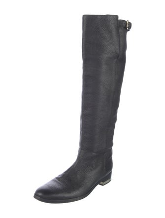 Burberry Leather Riding Boots