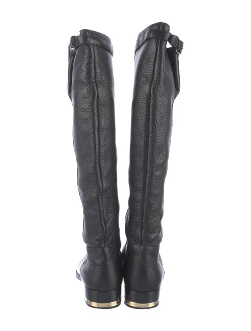 Burberry Leather Riding Boots