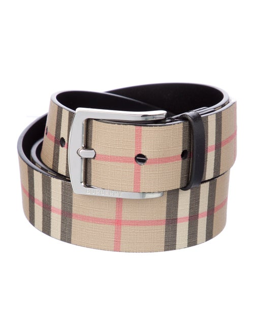Burberry House Check Pattern Waist Belt