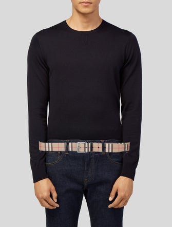 Burberry House Check Pattern Waist Belt
