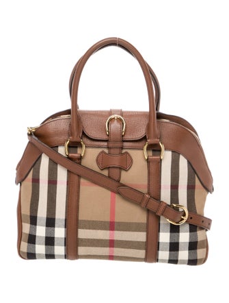 Burberry House Check Top Handle Bag