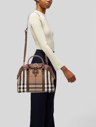 Burberry House Check Top Handle Bag