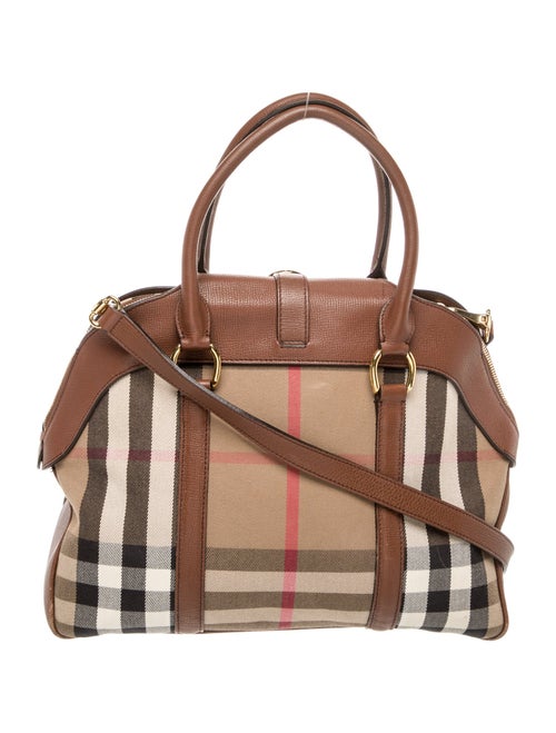 Burberry House Check Top Handle Bag
