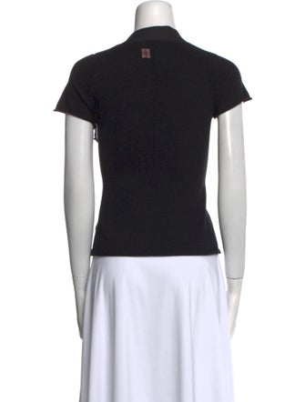 Burberry Silk Cowl Neck Top