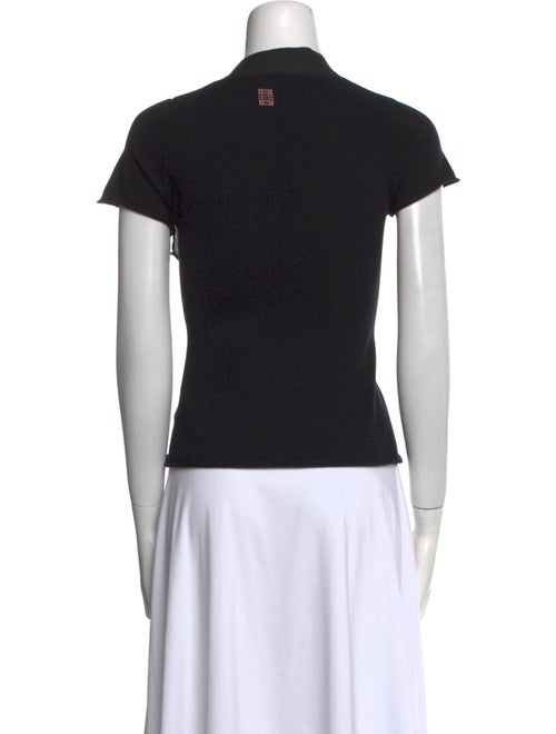 Burberry Silk Cowl Neck Top