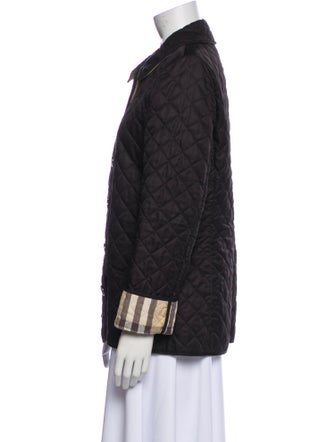 Burberry Colorblock Pattern Utility Jacket