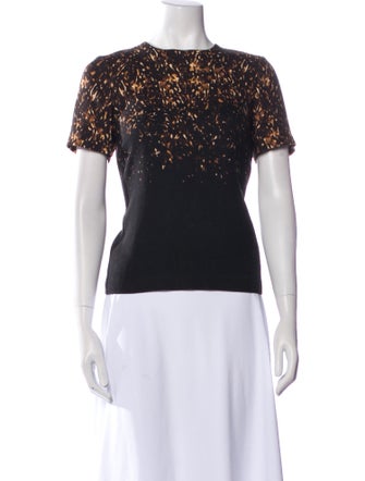 Burberry Virgin Wool Scoop Neck Top