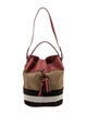 Burberry Exploded Check Bucket Bag