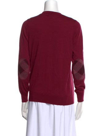 Burberry Merino Wool Crew Neck Sweater