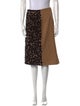 Burberry Virgin Wool Knee-Length Skirt