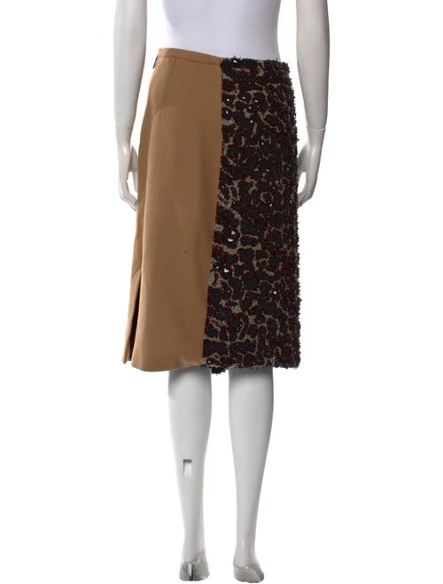 Burberry Virgin Wool Knee-Length Skirt