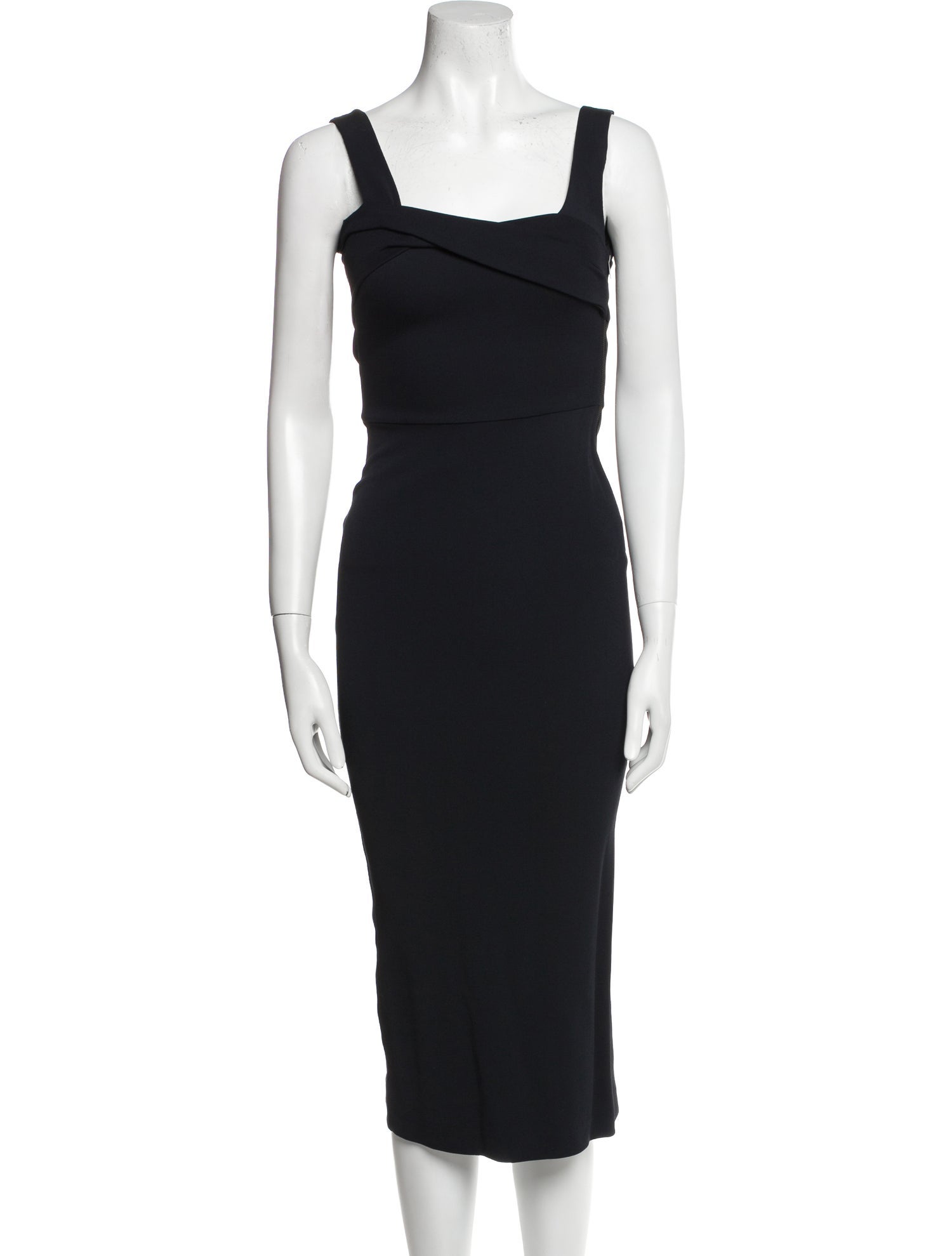 Burberry Prorsum Square Neckline Long Dress