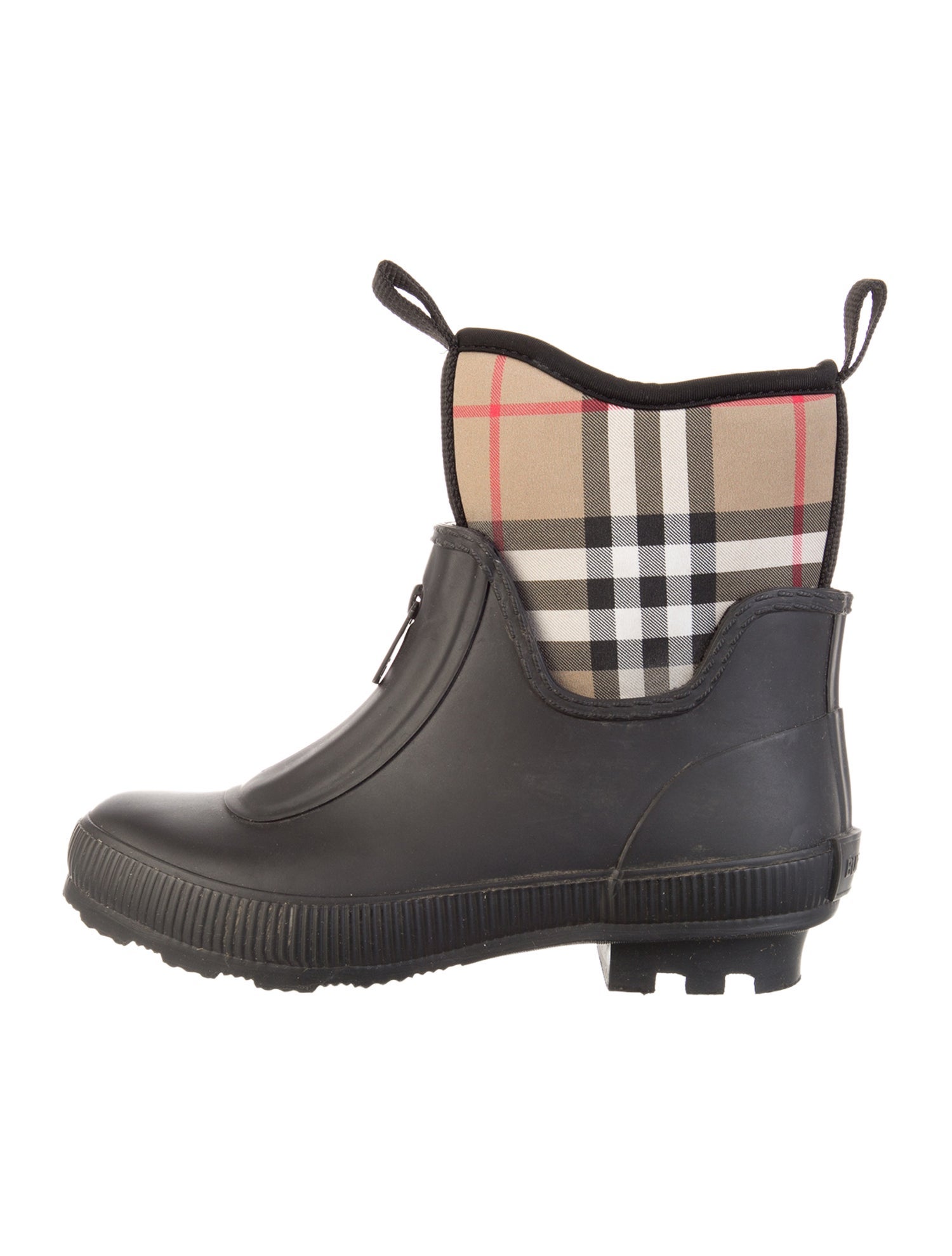 Burberry Burberry Vintage Childrens Checkered Rain Boots