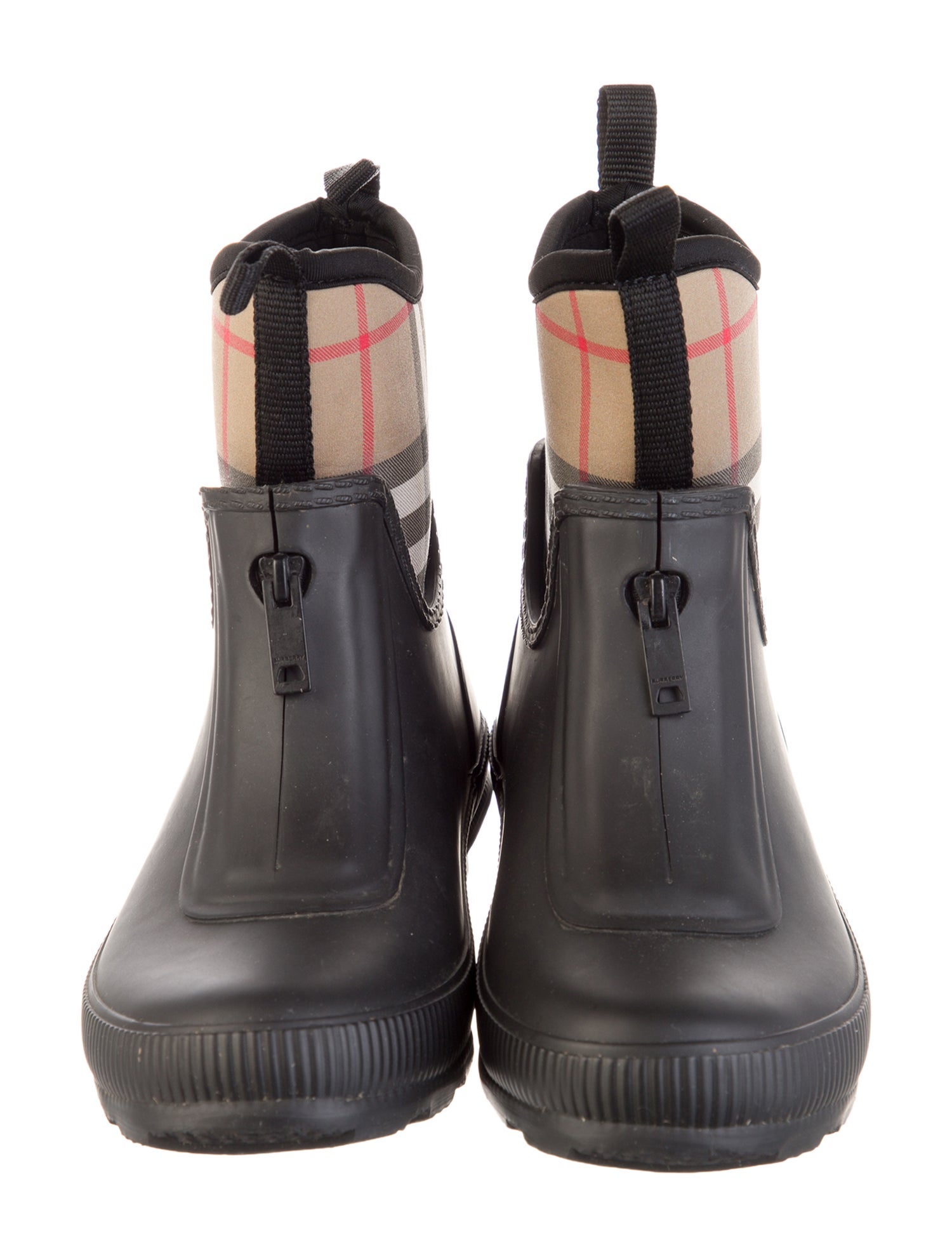 Burberry Burberry Vintage Childrens Checkered Rain Boots