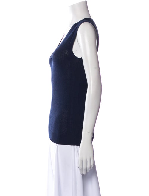 Burberry Silk V-Neck Top